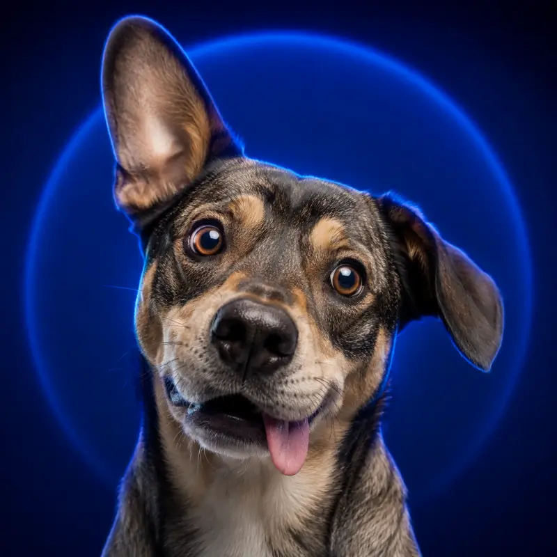 Dog ready for the next OPYNARI pet campaign